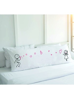 Pandart Erkek&kadın Sevgiliye Yastık Kılıfı