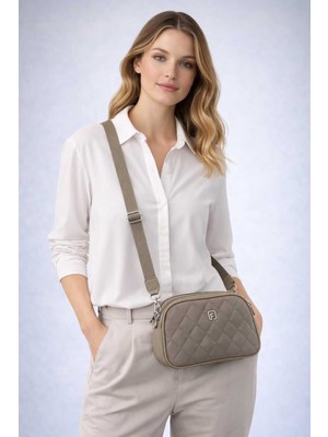 Farbag Nakışlı 4 Gözlü Kadın Omuz Çantası