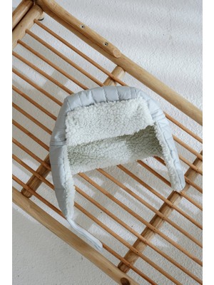 Lollie Su Geçirmez Içi Polarlı Kapitone Çocuk Bebek Bere Şapka - Mint