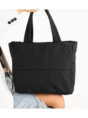 Farbag Kabartmalı Puf Kumaş Kadın Çantası