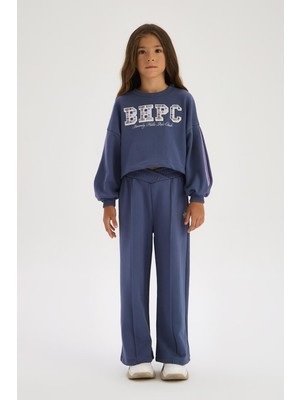 Beverly Hills Polo Club Bg Store Kız Çocuk Indigo Eşofman Altı