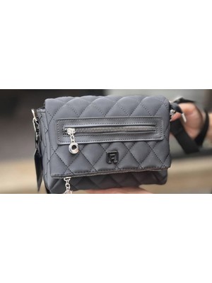 Farbag Ayarlanabilir Askılı Elit Kabartma Kapitone Kadın Çapraz Çanta