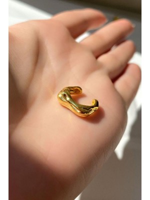 Spossy Silver Jewelry Kare Kıkırdak Küpe