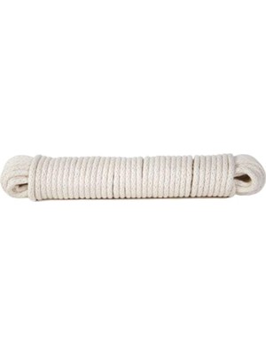 5620727 Pamuk Örgülü Çamaşır Ipi, 17,5 cm x 200-METRE, Beyaz