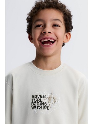 Nk Erkek Çocuk Nepal Tshirt 4-8 Yaş Bej