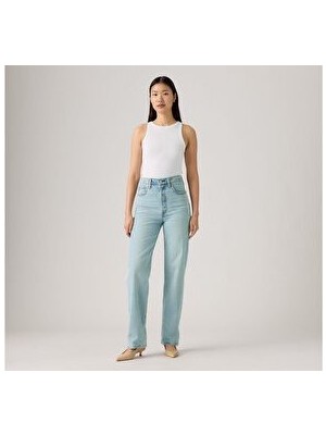 Levi's Ribcage Full Length Kadın Jean Pantolon - Blasted Stone Clean