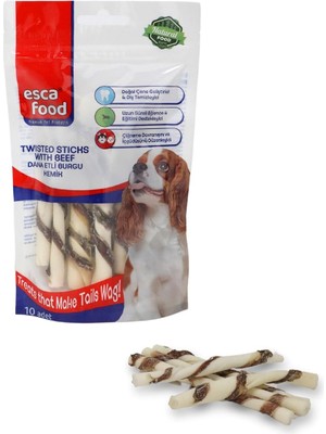 Dana Etli Burgu Kemik 12 Santimetre 10'lu Köpek Ödül Maması