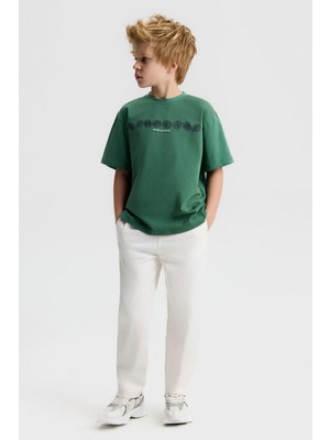 Nk Erkek Çocuk Different Tshirt 8-14 Yaş Yeşil