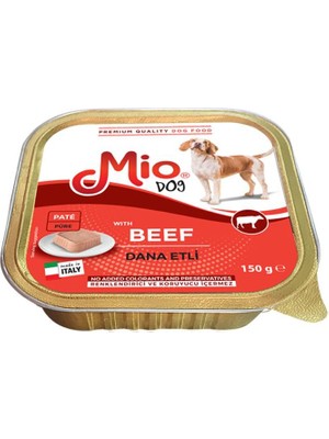 150 gr Köpek Yaş Mama, Dana Etli x 24 Adet