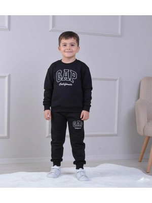 bebexy Gap Yazılı  Alt Üst Takım Siyah 2