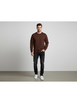 Unique Core Basic Kışlık Içi Polarlı Sweatshirt