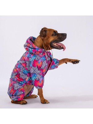 Pawstar Palmatum Orta-Büyük Irk Köpek Tulum Köpek Yağmurluk Köpek Elbisesi Köpek Kıyafeti 3xl