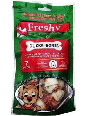 Freshy Ducky Bones Ördek Kaplı Düğüm Kemikler 7'li