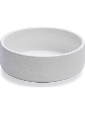 Dbl Köpek Mama Su Kabı, Seramik, Mat Beyaz, 13,5cm, 500ML