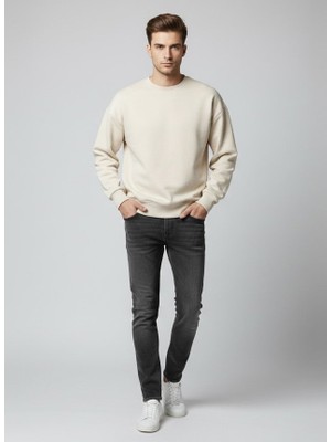 Unique Core Basic Kışlık Içi Polarlı Sweatshirt