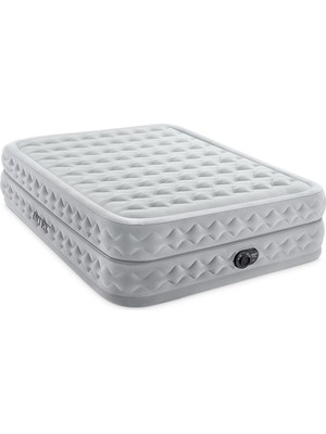 Intex Queen Supreme Air-Flow Yüzme Şişme Yatak, Fiber-Tech Rp