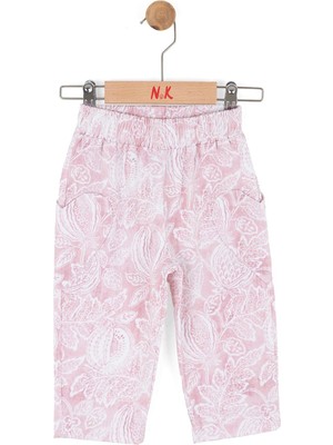 Nk Kız Bebek Powder Pantolon 1-4 Yaş Pudra