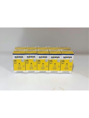 10 Adet 12V H7 55W Halojen Ampul 48328