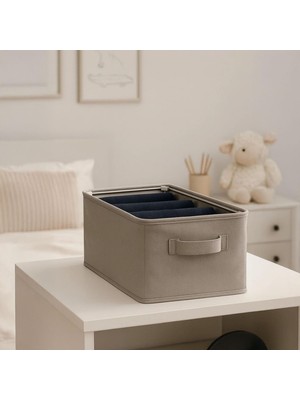 Raf Düzenleyici, Katlanabilir Kıyafet Organizeri, Çelik Destekli Kumaş Çok Amaçlı Saklama , Dolap Iç