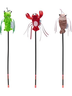 Kedi Oltası, Oyuncaklı, Peluş, Kurdeleler, 40CM