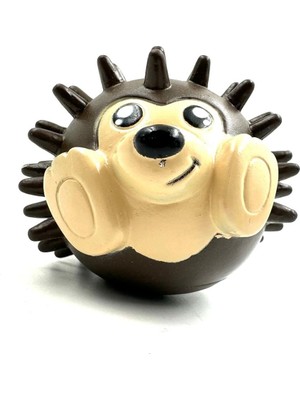 Sesli Kirpi Top Diş Kaşıyıcı Köpek Oyuncağı