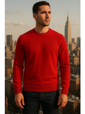 Masimar Erkek Bisiklet Yaka Yumuşak Dokulu Kumaş Regular Fit Sweatshirt