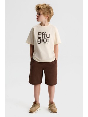 Nk Erkek Çocuk Cocoa Şort 8-14 Yaş Kahverengi