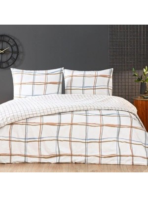 Rokkie DESENLI%100 Pamuk Nevresim Takımı, Beyaz, Çift Kişilik