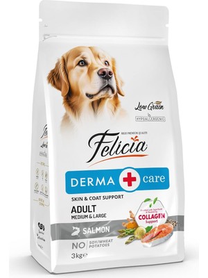 Düşük Tahıllı Hipoalerjenik Somonlu Orta ve Büyük Irk Yetişkin Köpek Maması 3kg