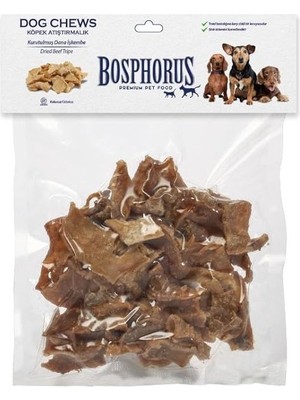 Bosphorus Köpek Çiğneme Ödülü, Kurutulmuş Dana Işkembe, 100 Gram