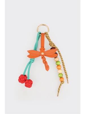 Elle Turuncu Çanta Charm Anahtarlık