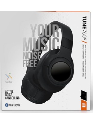 Vesta Aksesuar Tune 760NC Anc Bluetooth Kulaklık | Üstün Ses, Konfor ve 50 Saat Pil Ömrü