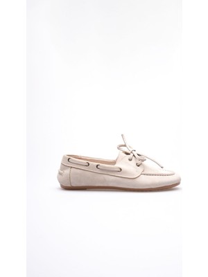 Modaserdem Kadın Bej Günlük Süet Ayakkabı TR27MS06B