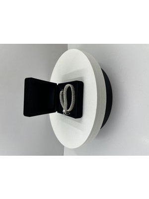 İkonive Unisex 925 Ayar Gümüş Sık Mısır Örgü Bileklik — Kutulu Gönderim, Hediyelik, Rodyum Kaplama