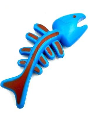 Tasma Market 12CM Balık Modelli Diş Kaşıma Köpek Oyuncağı Mavi