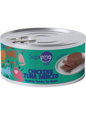 Kıyılmış Tavuklu & Ton Balıklı 85GR 24'lü Islak Mama