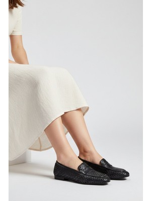 İskarpin Femi 727 Kadın Deri Delikli Babet