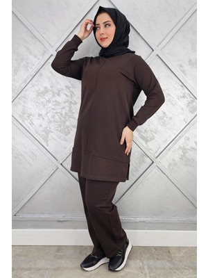 Pys Giyim Kadın Nervür Dikim Tesettür Takım
