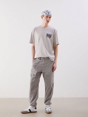 Lc Waikiki Yeni Sezon Rahat Kalıp Gabardin Erkek Kargo Pantolon