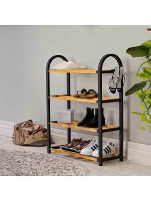5 Katlı Plastik Ayakkabılık Raf, Eklenebilir ve Büyütülebilir Düzenleyici Organizer, ve Ev Içi Kulla