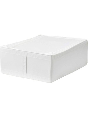 Saklama Çantası Skubb Yatak Altı Komodini, Dolap Çantası 43 x 53 x 19 cm Fermuarlı - Beyaz