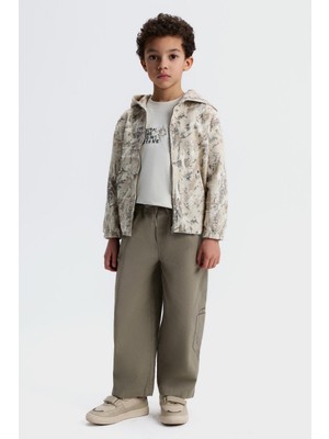 Nk Erkek Çocuk Costa Fermuarli Hırka 4-8 Yaş Bej