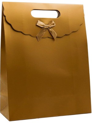 24X31 Gold Renk Zarf Model Karton Çanta,