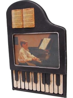 Katre46 Dekoratif Metal Çerçeve Piyano Temalı