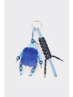 Elle Mavi Çanta Charm Anahtarlık
