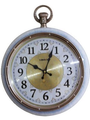 Katre46 Yuvarlak Duvar Saati Sarkaçlı