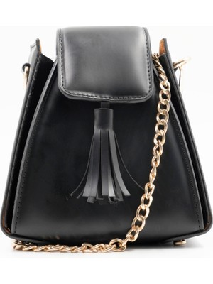 Aron Atelier Pyramid Zincir Askılı Halkalı Kadın El Çantası ve Çapraz Çanta