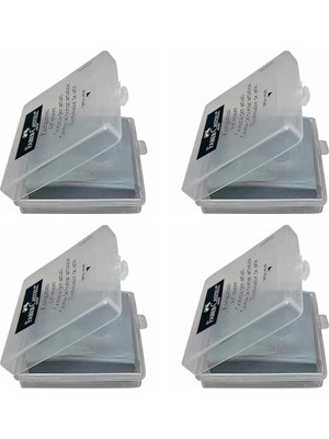 Gri Hamur Silgi Plastik Kutulu Çizim Silgisi 4 Adet