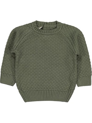 Civil Baby Wılme Örgülü 6-18 Ay Kazak - Haki 9-12 Ay