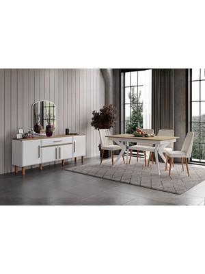 Doressa Lucca Yemek Odası Takımı